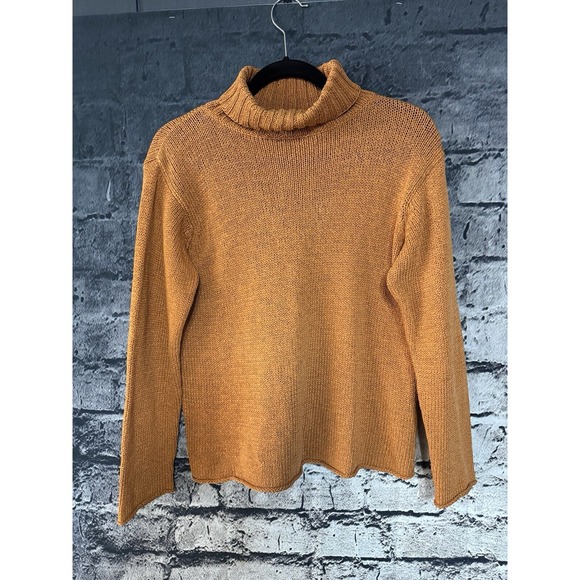 Eileen Fisher Sweater Womens Medium Brown Pullover...